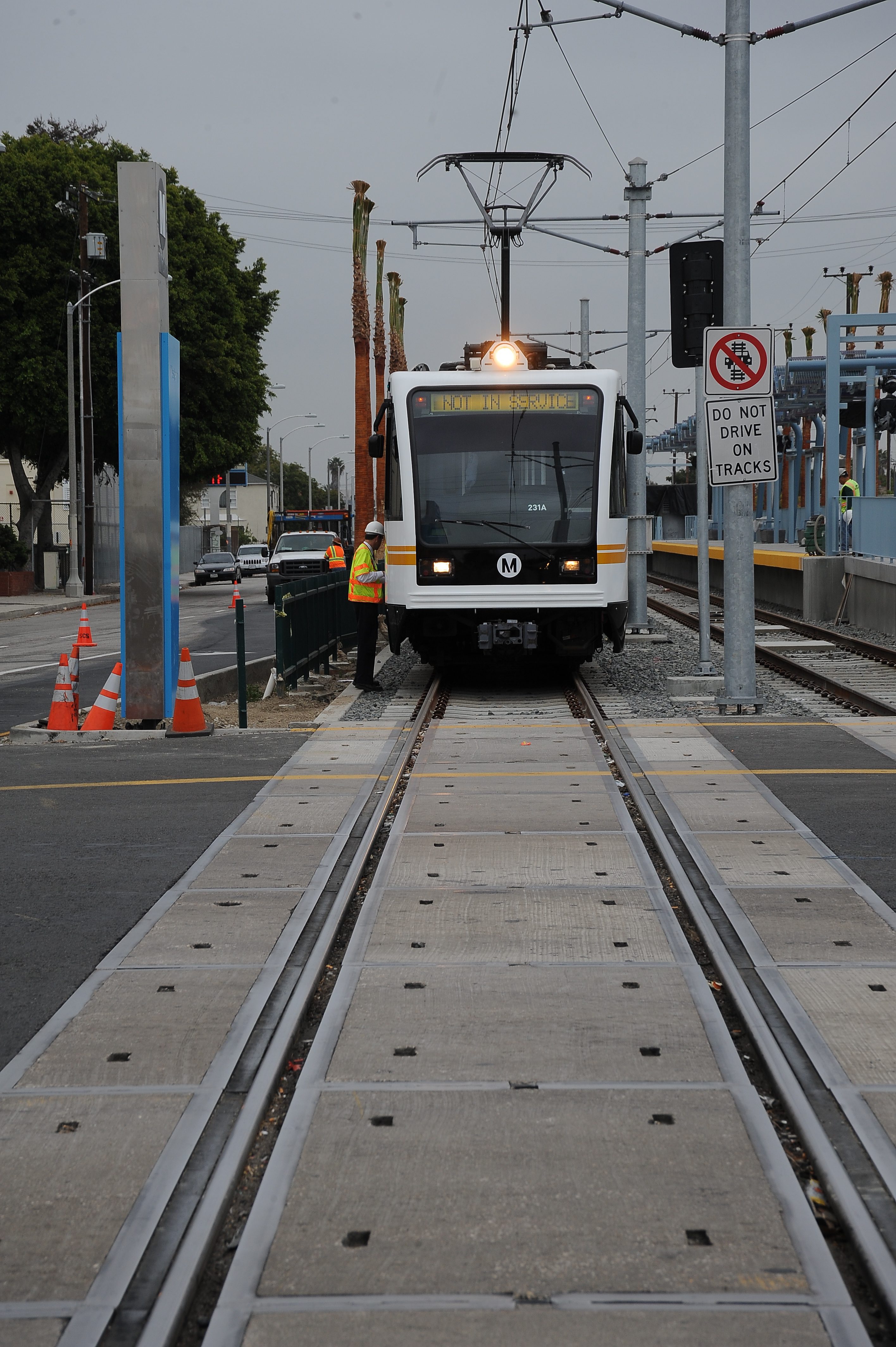 Metro Expo Line Train Test Preview