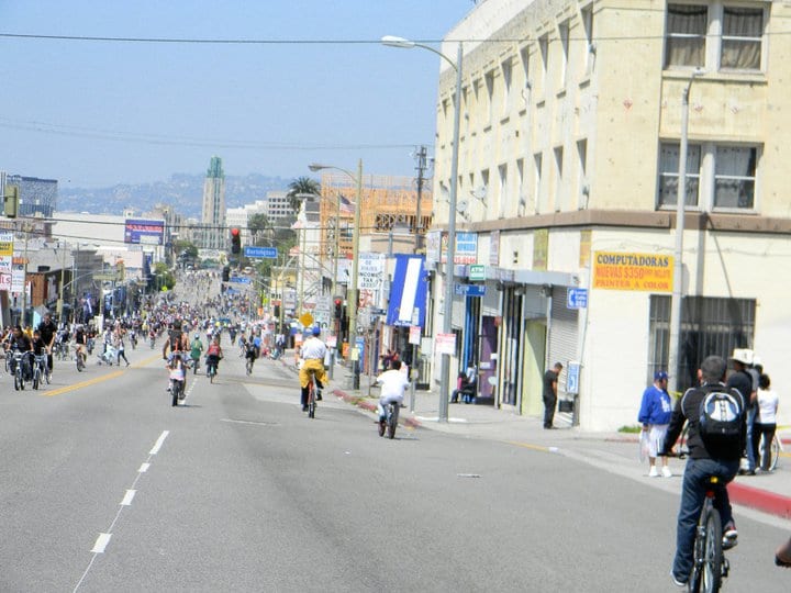 Imágenes de CicLAvia, la fiesta urbana de Los Angeles del año pasado. (Foto Ebelin Castillo/El Pasajero)