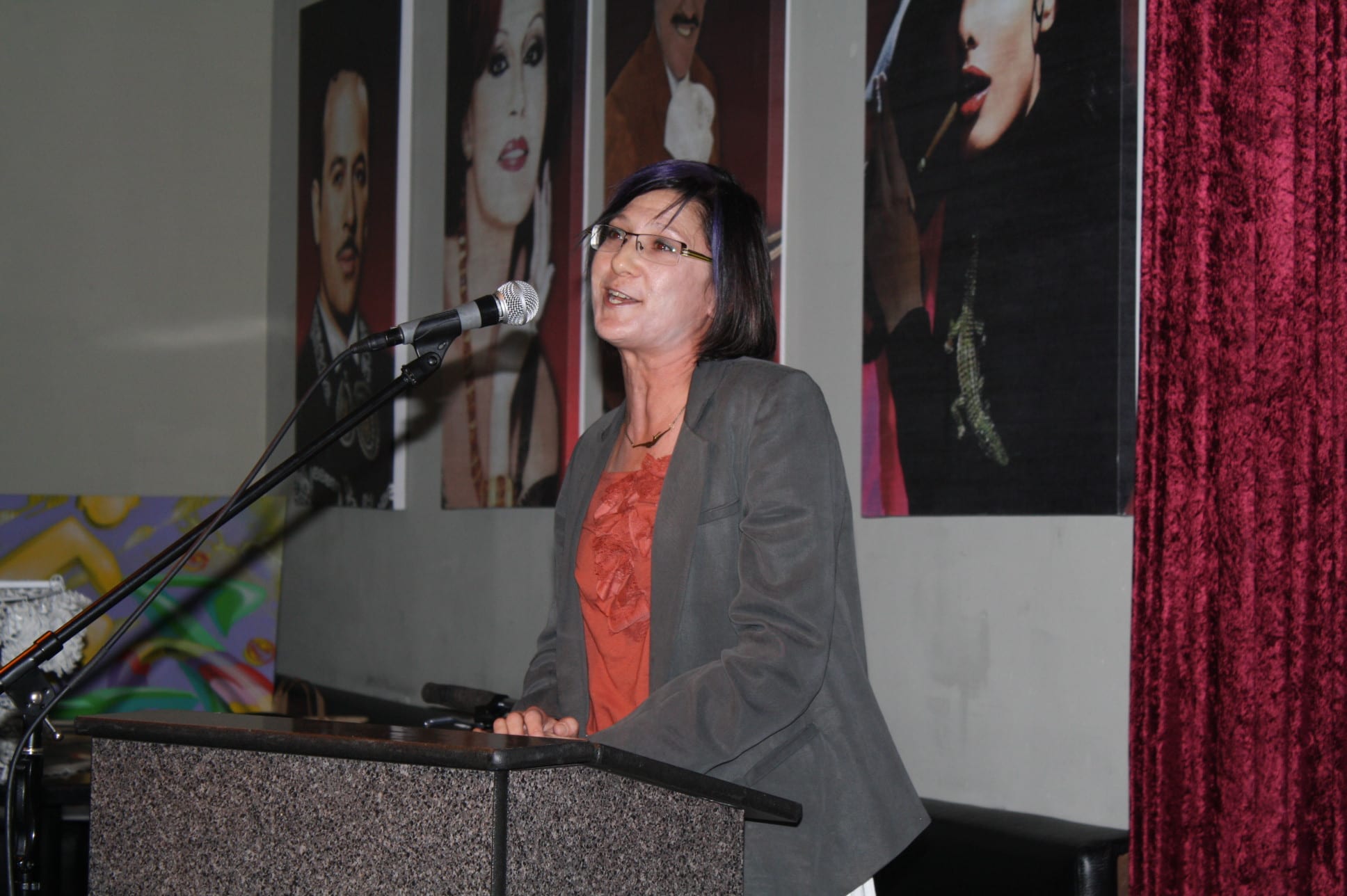 Jennifer Klausner, directora ejecutiva de LACBC durante el segundo aniversario de Ciudad de Luces o City of Lights. (Foto Agustín Durán/El Pasajero)