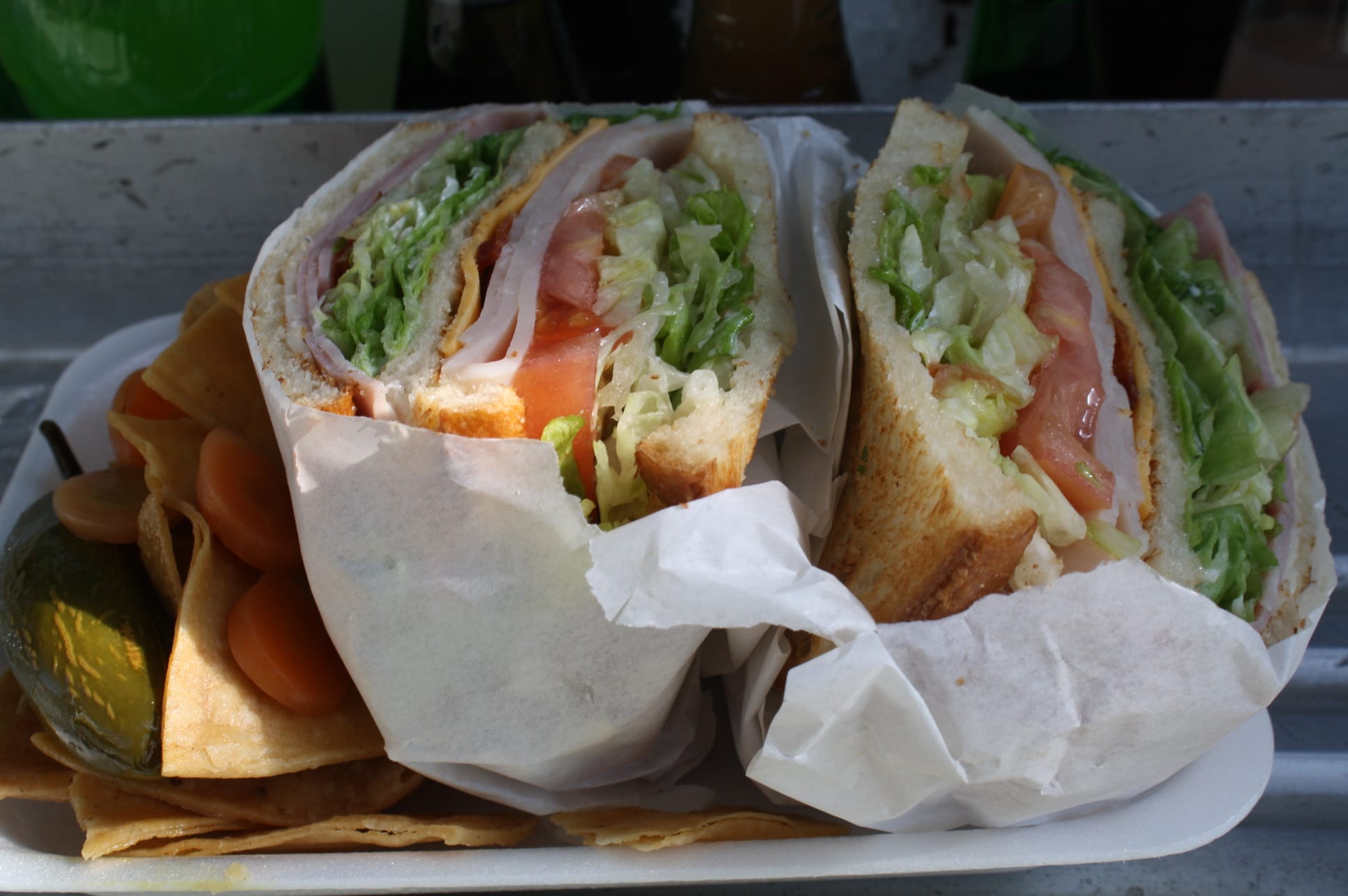 Turkey Club Sándwich. (Foto Agustín Durán/El Pasajero)