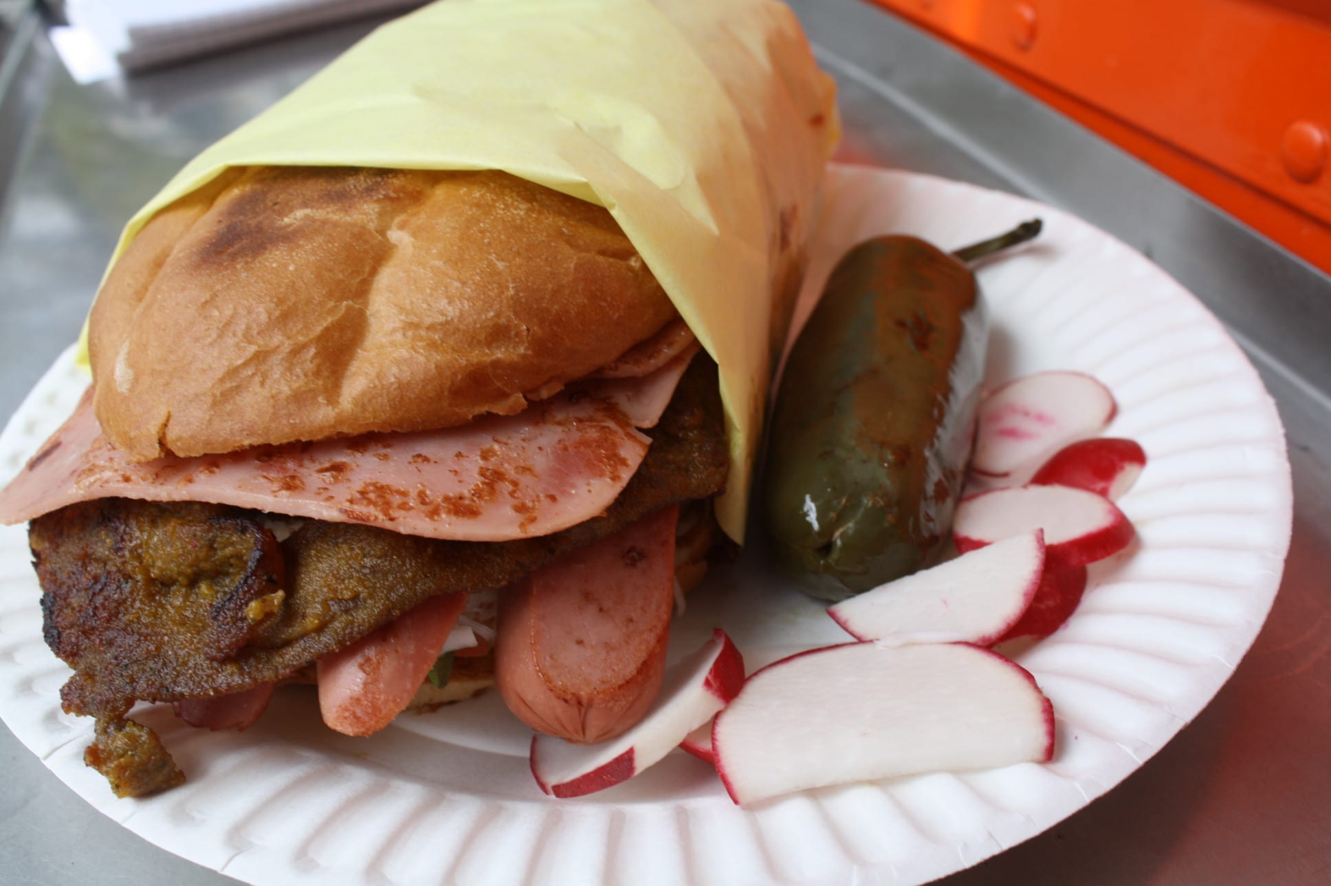 Torta cubana, originaria del Distrito Federal. (Foto Agustín Durán/El Pasajero).