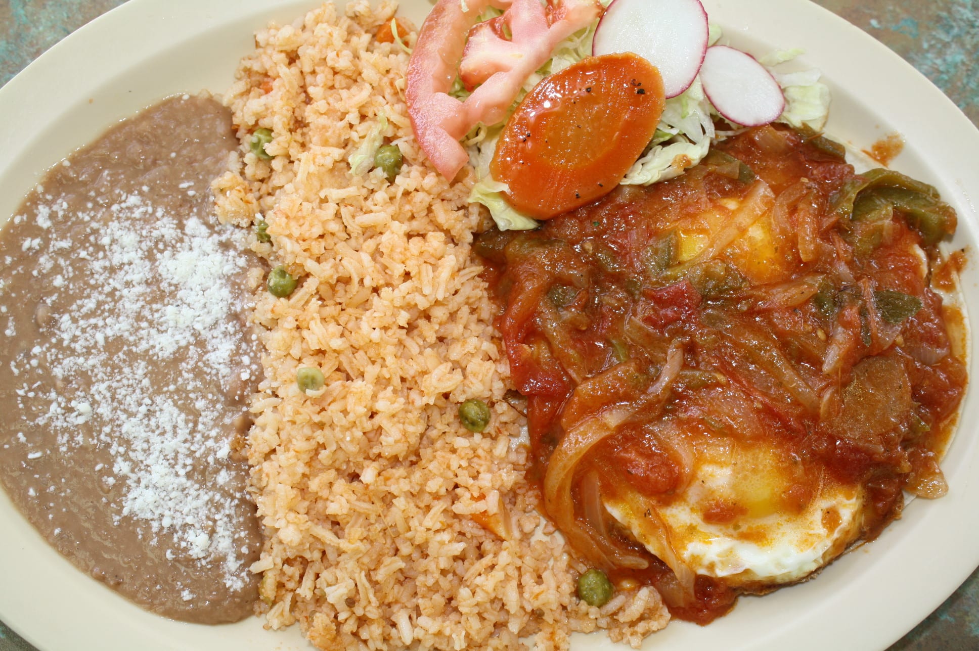 Huevos rancheros. (Foto Agustín Durán/El Pasajero).