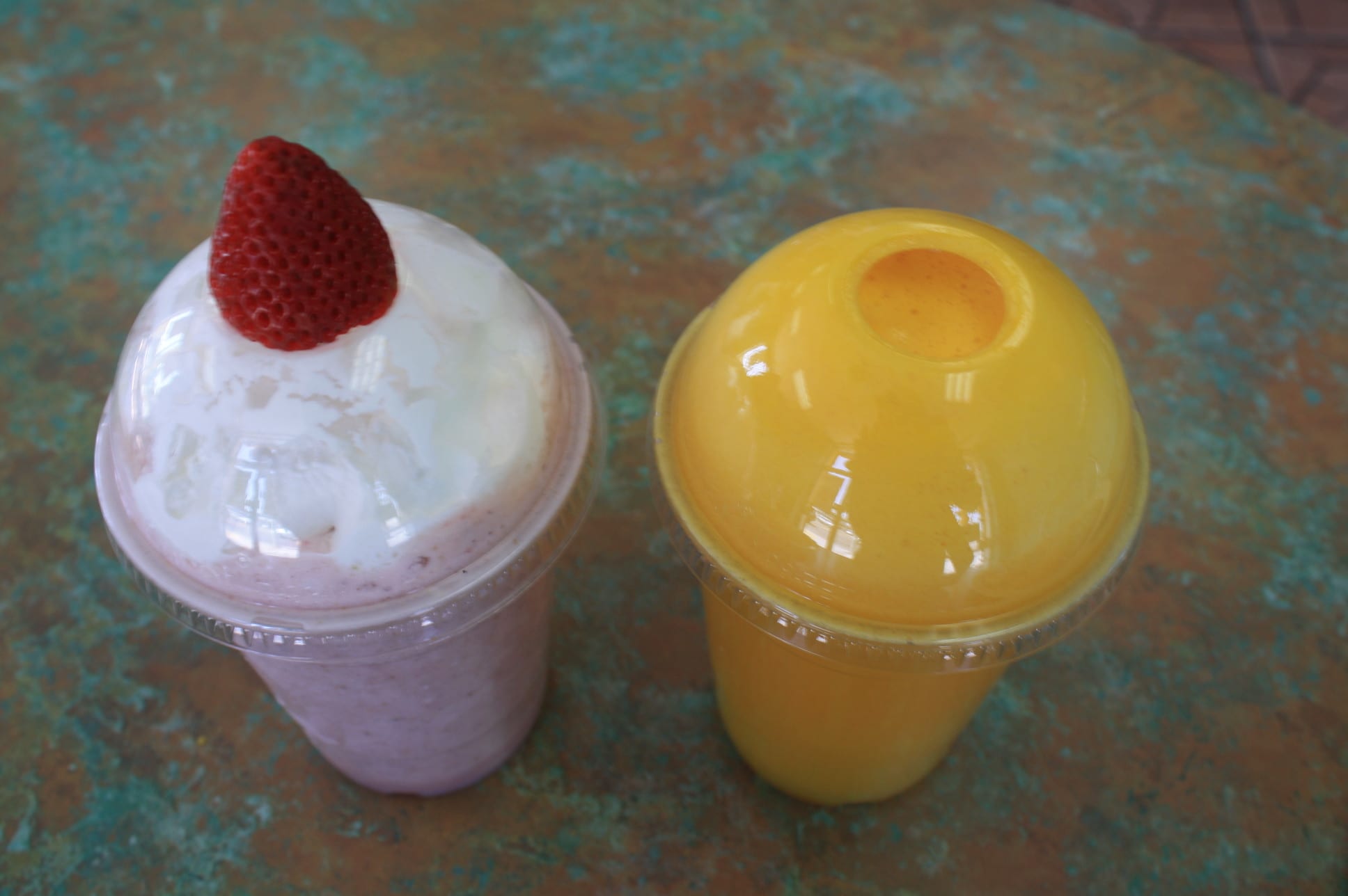 Licuados y jugos. (Foto Agustín Durán/El Pasajero).
