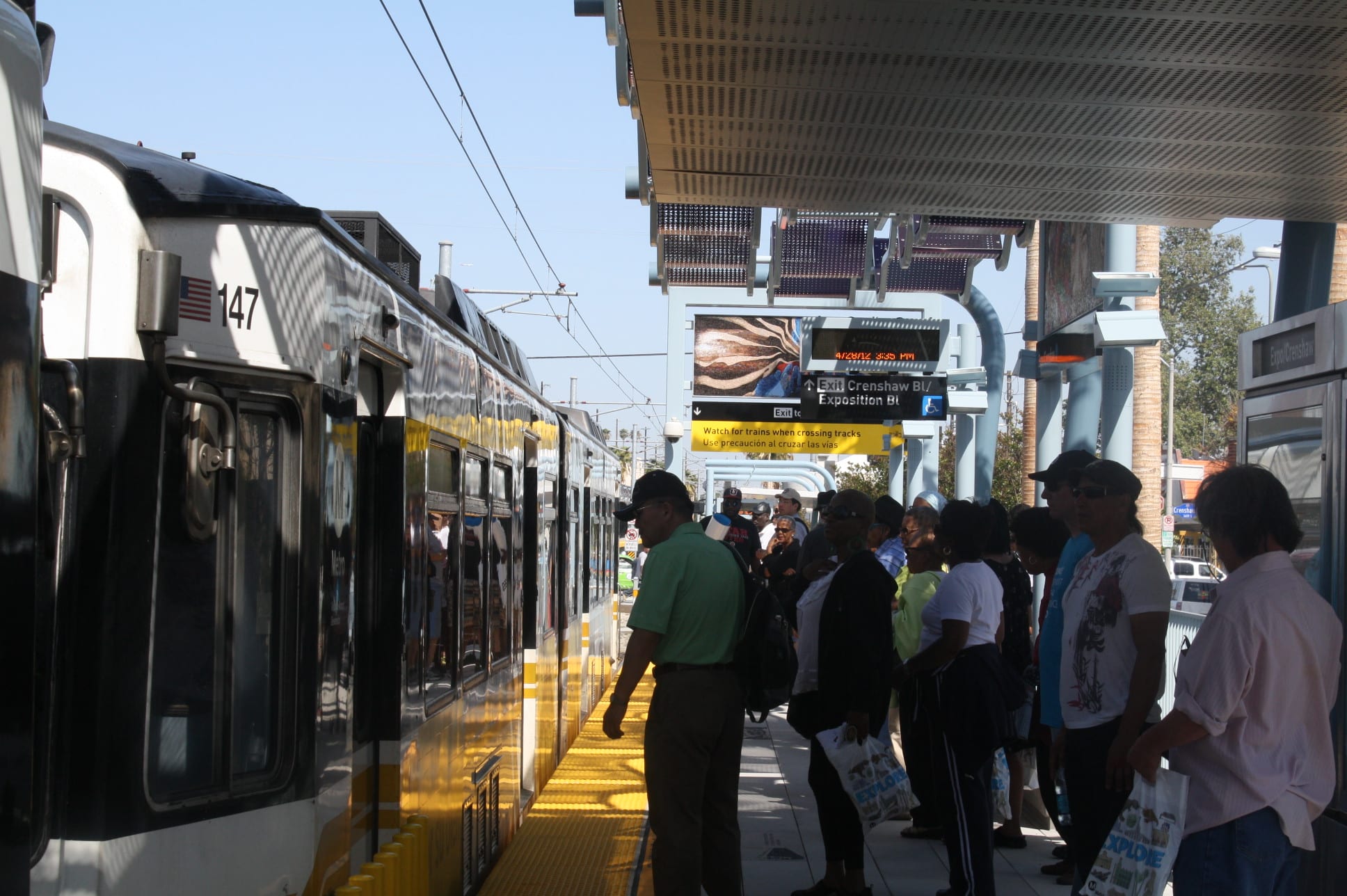 Pronostican que la Línea Expo será una de las más ocupadas de todo el sistema de trenes Metro. (Foto Agustín Durán/El Pasajero).