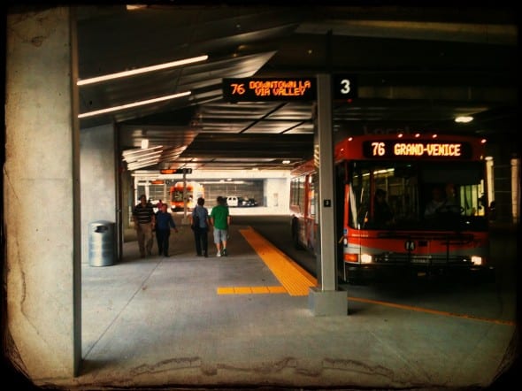 Este es el nivel inferior de la nueva estación. Foto Steve Hymon/Metro