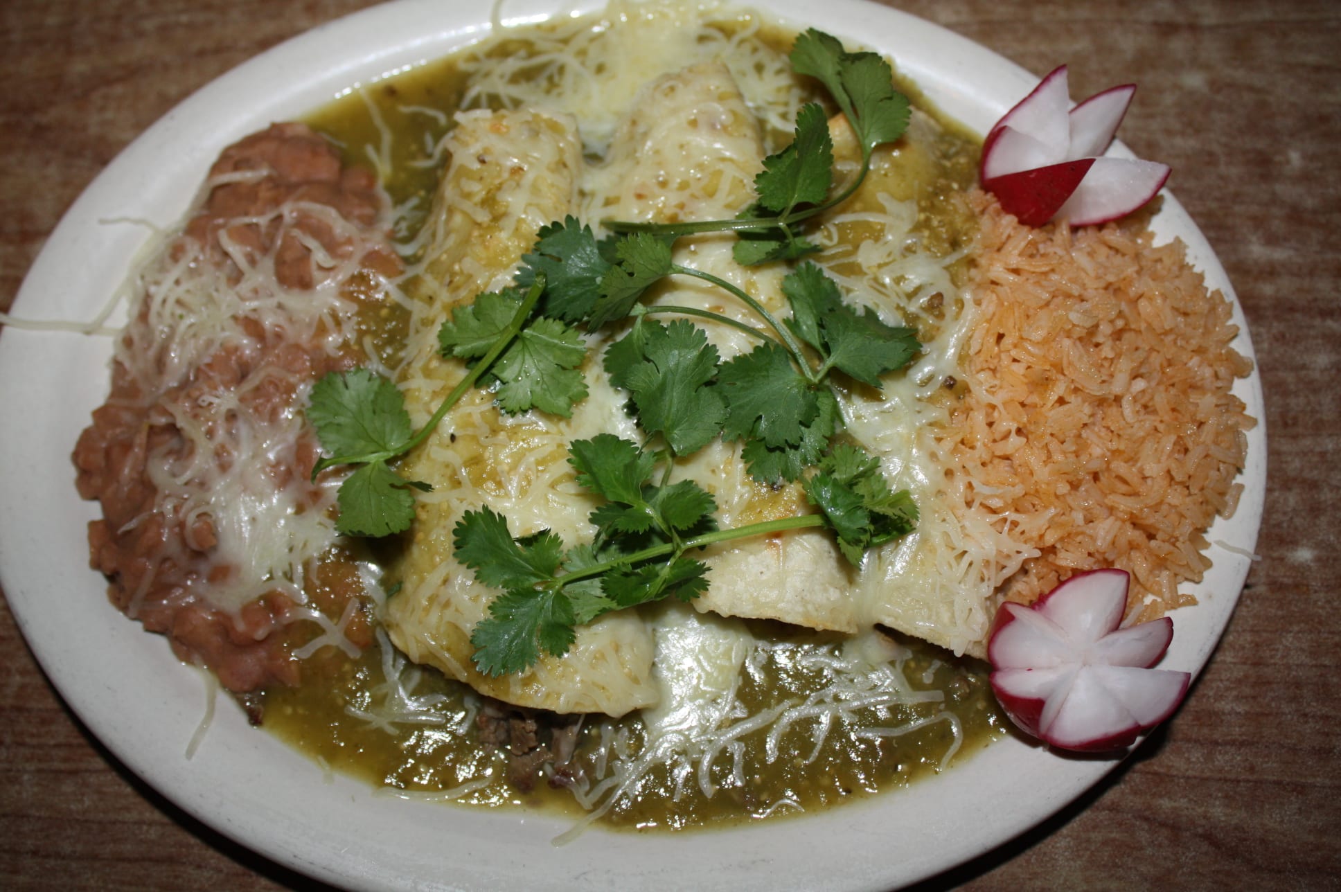 El Tacazo El Taco Regio, una de las especialidades de la casa en una sabrosísima presentación. (Foto Agustín Durán/El Pasajero).