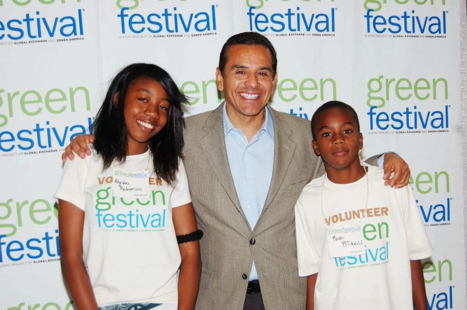 Villaraigosa1 El alcalde Antonio Villaraigosa durante la celebración del Green Festival el año pasado.