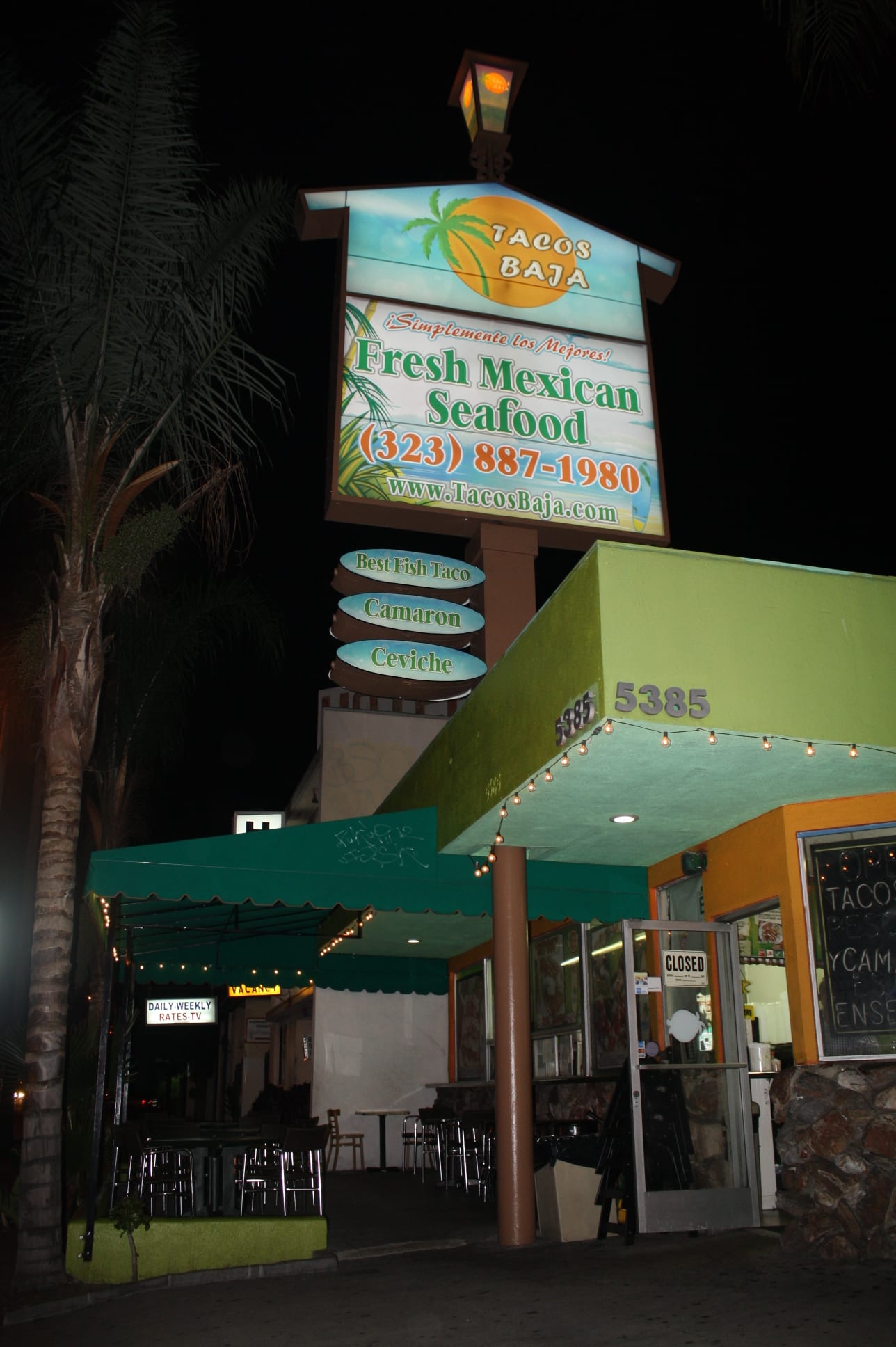 Tacos Baja 5385 Whittier Blvd., Los Angeles, CA 90022 (Foto Agustín Durán/El Pasajero)