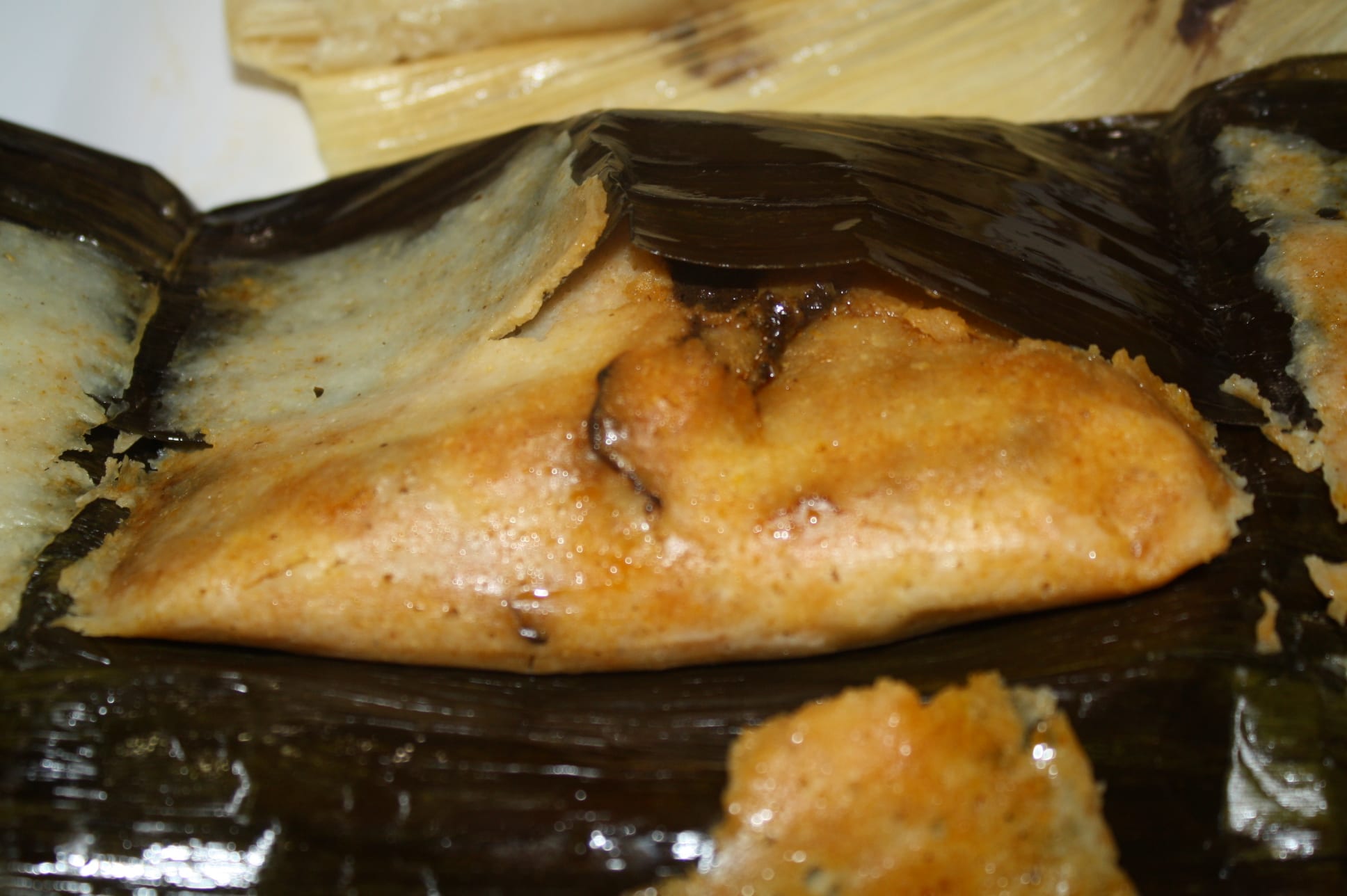   Tamal de mole en el restaurante Oaxacalifornia. (Foto de Agustín Durán/El Pasajero)