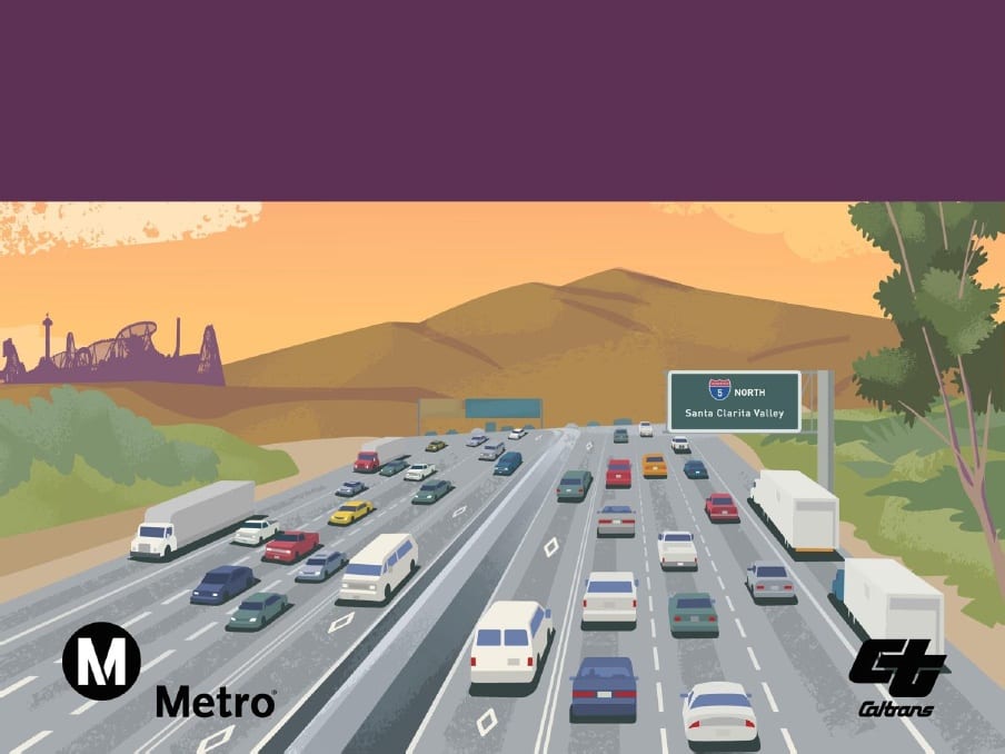 Carriles viajes compartidos Sta Clarita