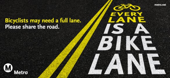 carril para ciclistas