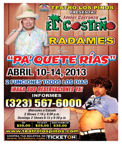 El Costeño y Radamés