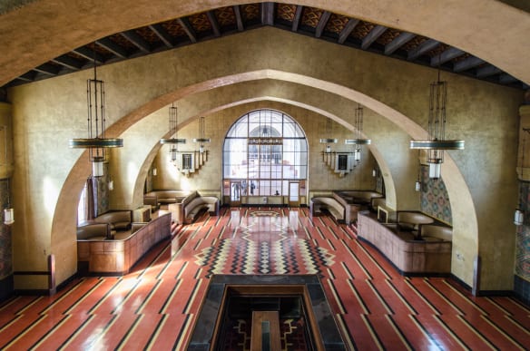 El restaurante Harvey House se usa actualmente para filmaciones. Foto: Steve Hymon/Metro.
