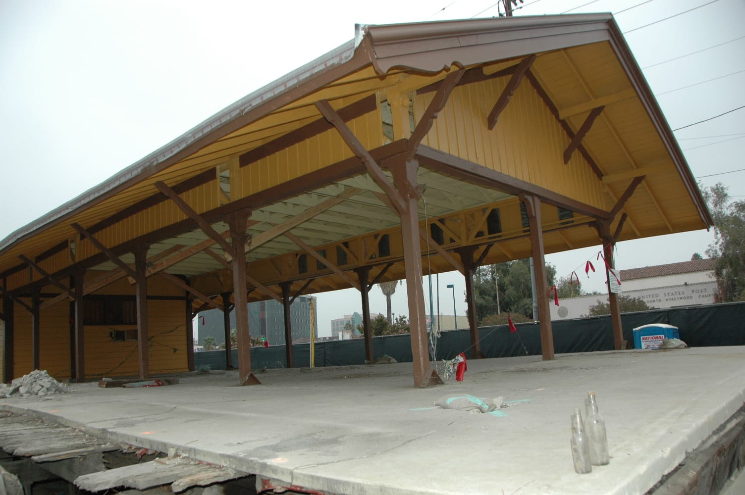 Vista parcial de la antigua estación del tren en North Hollywood. Foto José Ubaldo/El Pasajero.