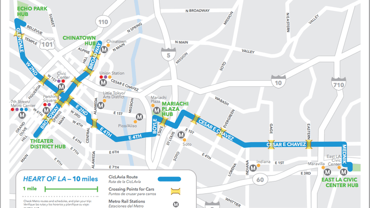 CicLAvia ruta