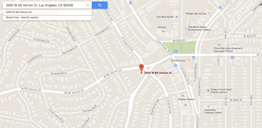 map crenshaw center