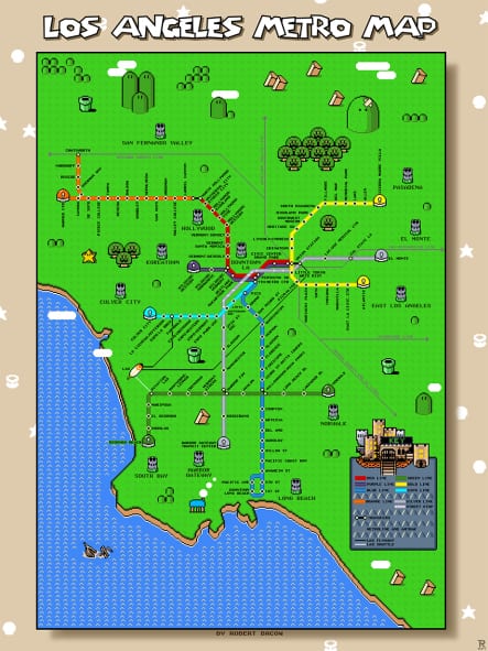 Metro map
