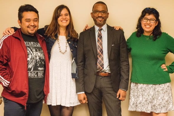 Los penalistas que participaron en el podcast.