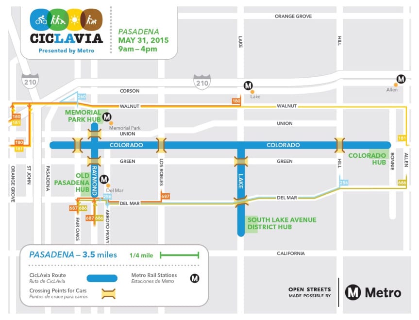 ciclavia-pasadena-detour-map