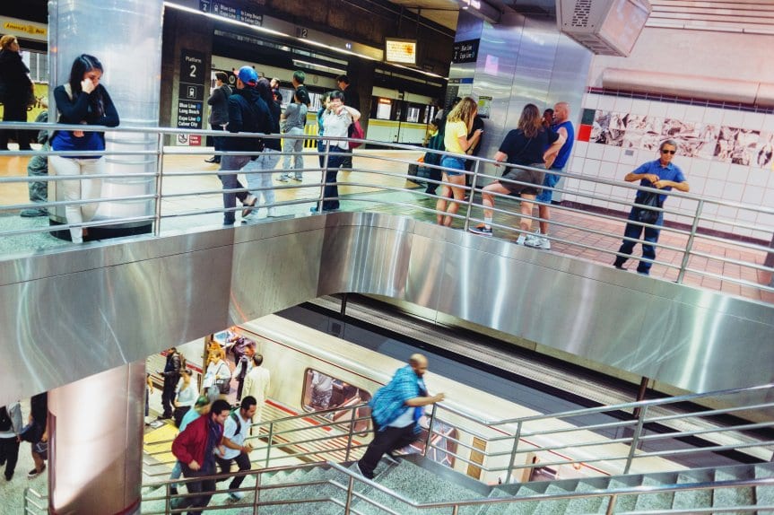 Estación 7th.Metro Center de la Línea Azul.
