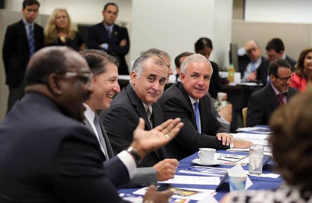 Funcionarios de la ciudad de Miami que viajaron a Denver. Foto: El Nuevo Herald.