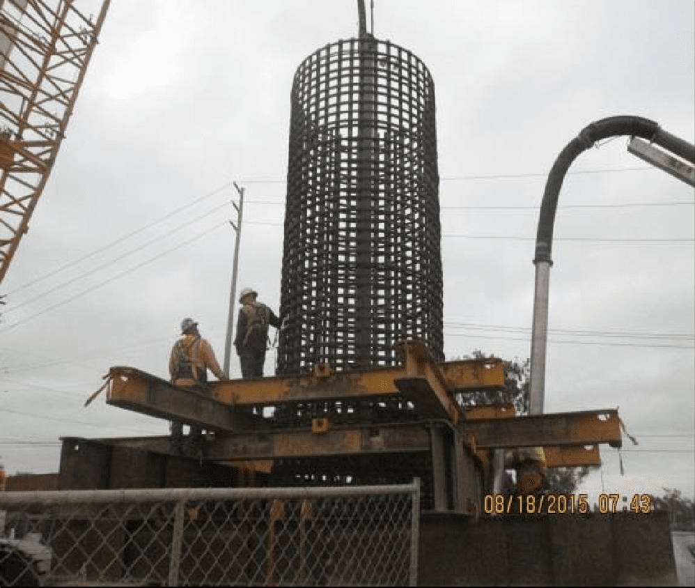 Crenshaw:vaciado de concreto