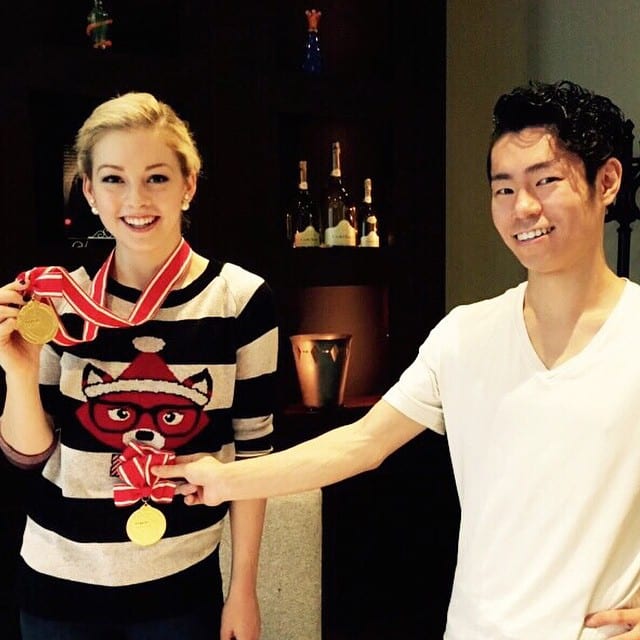 Gracie Gold and Daisuke Murakami.
