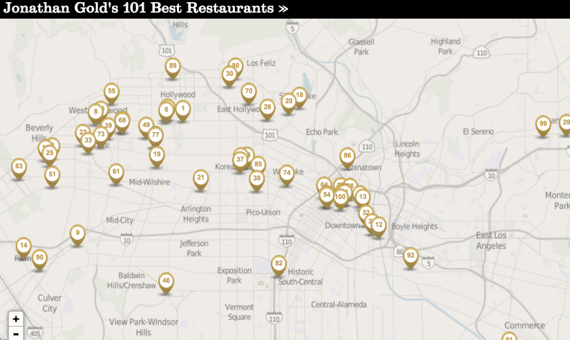 mapa restaurantes