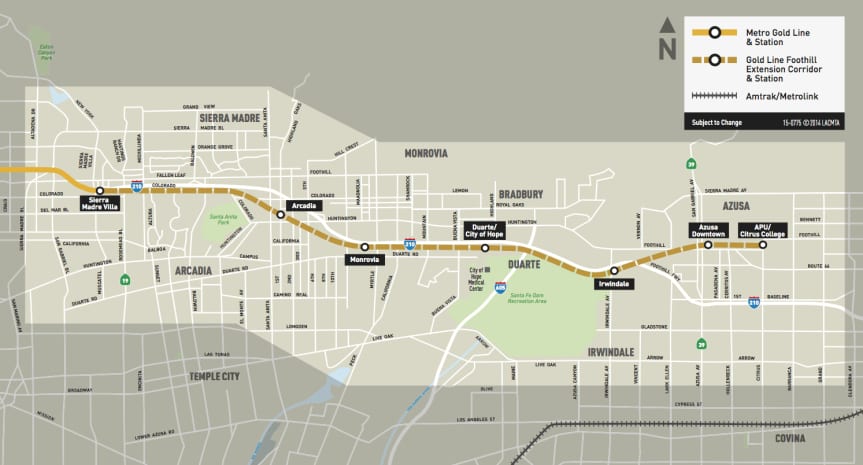 foothill_ext_project_map