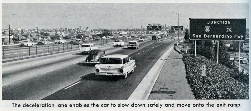La autopista 5 en 1967, cuando era un paraíso conducir por ahí. Foto: Eric Fischer vía Flickr.