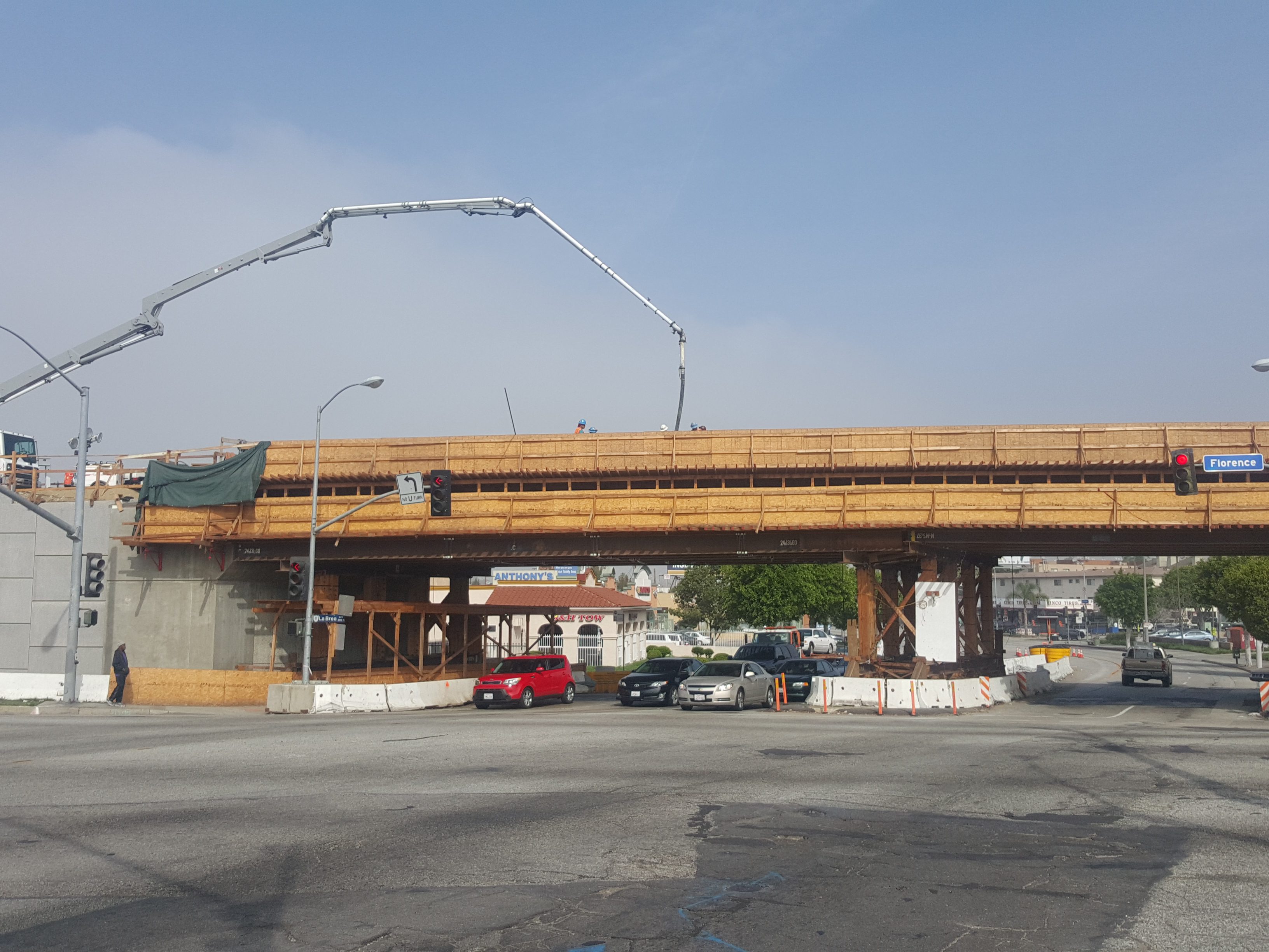Puente ubicado en La Brea.