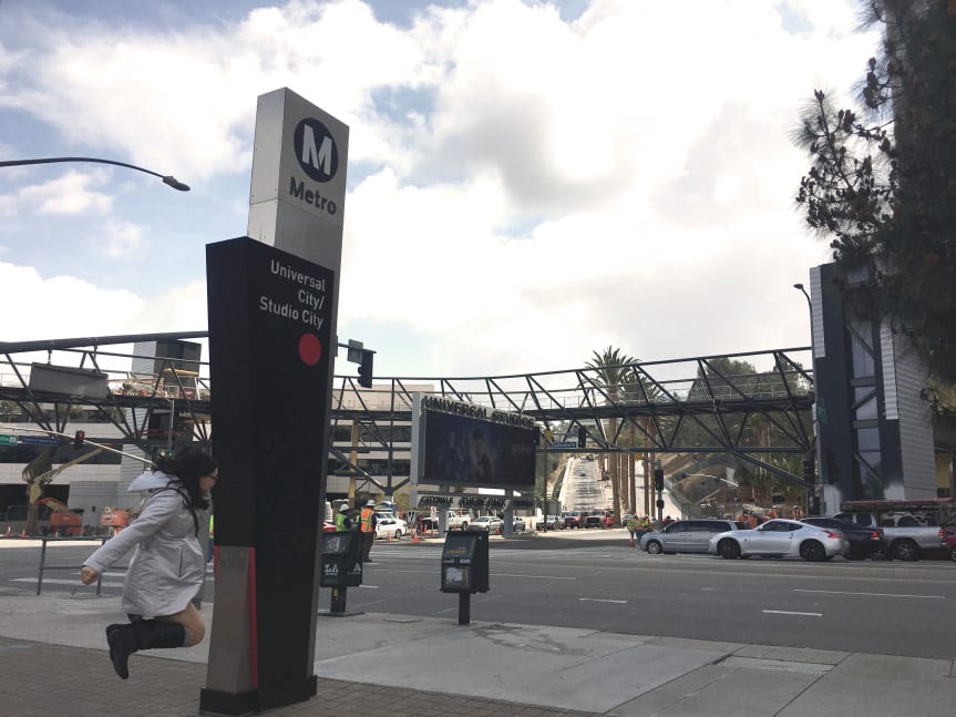 La estación de Metro Universal Studios