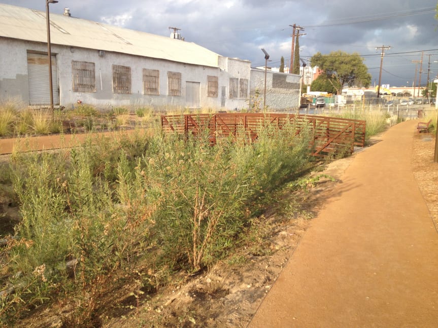 Paisaje en Lincoln Heights.