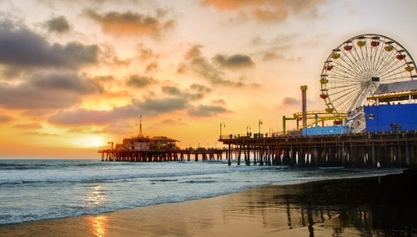 santa-monica-pier-at-sunset