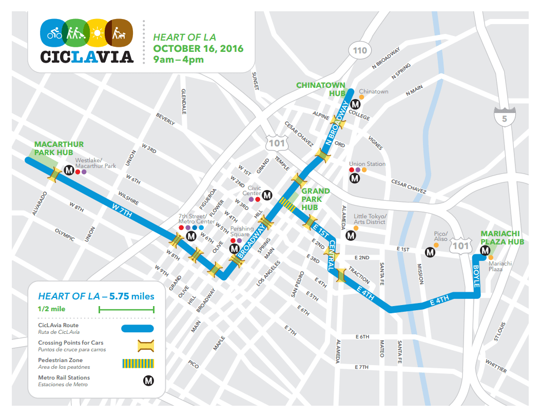 ciclavia-2016-map
