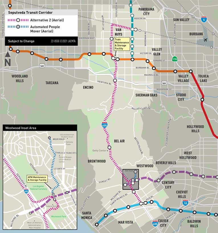 Sepulveda Transit Corridor Alternative 2