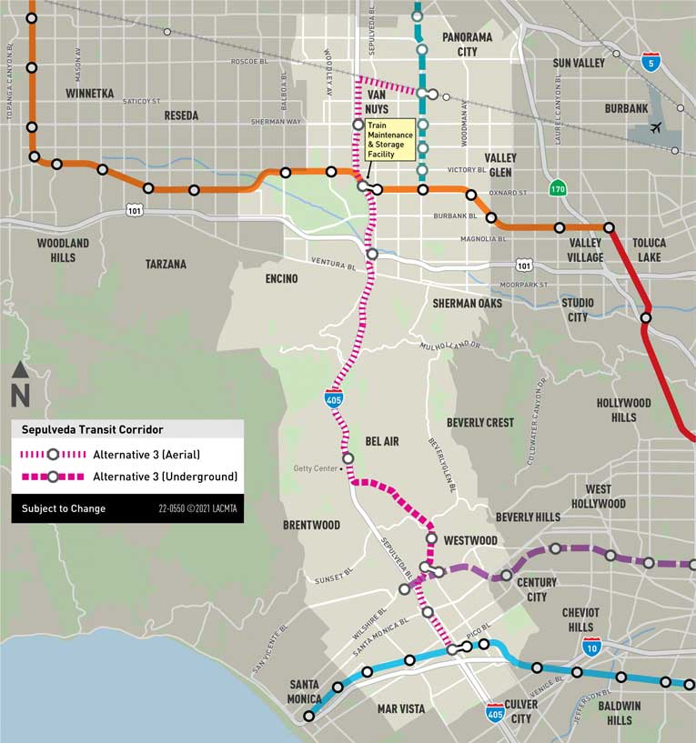 Sepulveda Transit Corridor Alternative 3