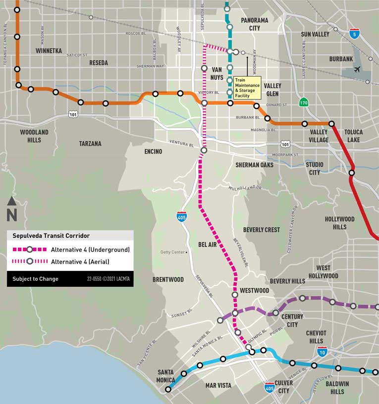 Sepulveda Transit Corridor Alternative 4