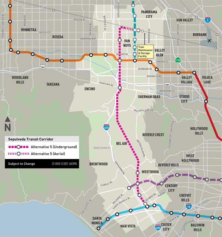 Sepulveda Transit Corridor Alternative 5