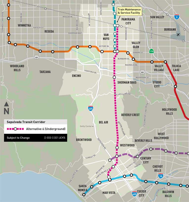 Sepulveda Transit Corridor Alternative 6